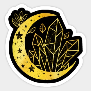 Crystal moon Sticker